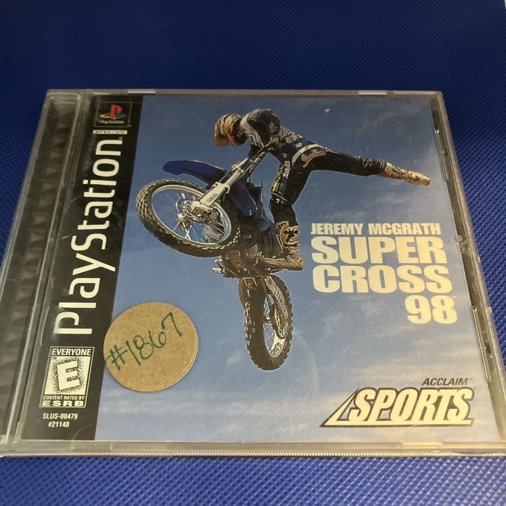 Jeremy McGrath Supercross '98 (Sony PlayStation 1, 1998)